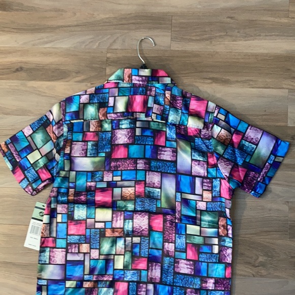 Men’s retro colorful print silky smooth touch size S - Picture 13 of 16